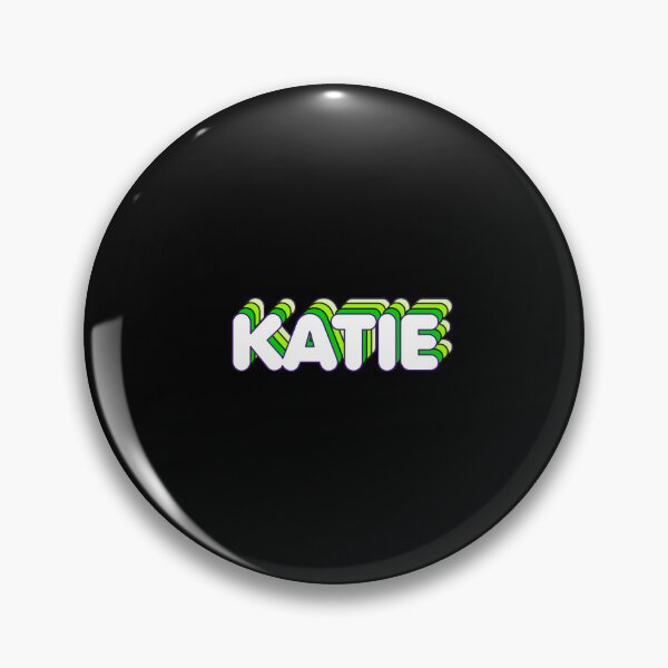 Item preview, Green Layers Katie Name Label (Black) designed and sold by NormadWorld.