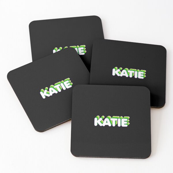 Item preview, Green Layers Katie Name Label (Black) designed and sold by NormadWorld.