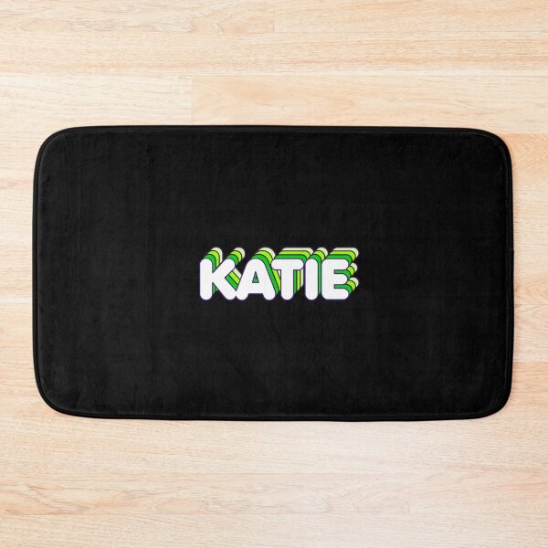 Item preview, Green Layers Katie Name Label (Black) designed and sold by NormadWorld.