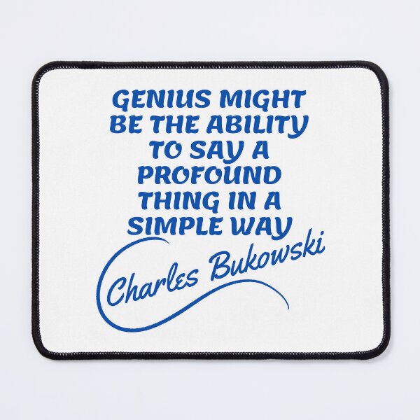 Item preview, Charles Bukowski Quotes - Genius Inspirational Quotes 2 designed and sold by Writer Quotes.