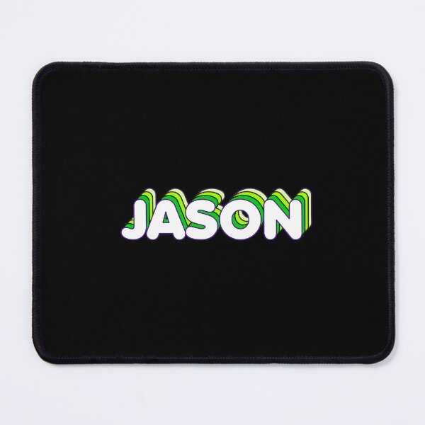 Item preview, Green Layers Jason Name Label (Black) designed and sold by NormadWorld.