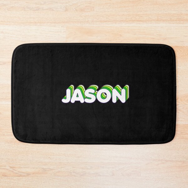 Item preview, Green Layers Jason Name Label (Black) designed and sold by NormadWorld.