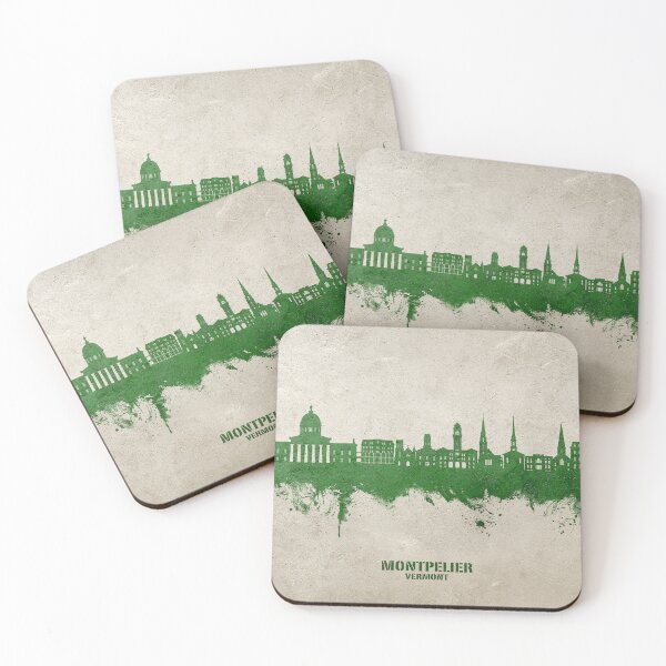 Item preview, Montpelier Vermont Skyline designed and sold by ArtPrints.