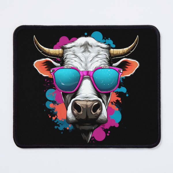 Item preview, Cow, cow with sunglasses, cow head designed and sold by DerSenat.