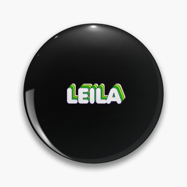 Item preview, Green Layers Leila Name Label (Black) designed and sold by NormadWorld.