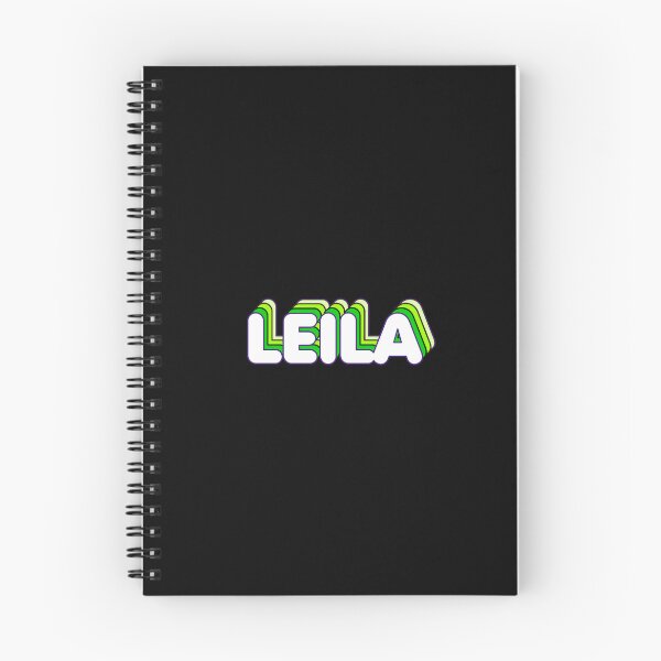 Item preview, Green Layers Leila Name Label (Black) designed and sold by NormadWorld.
