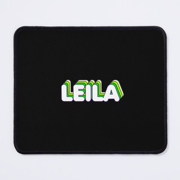 Item preview, Green Layers Leila Name Label (Black) designed and sold by NormadWorld.