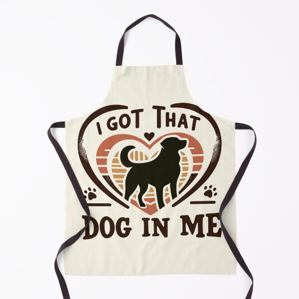 Item preview, I got that dog in me - Dog Silhouette Heart Design designed and sold by NexaArts.