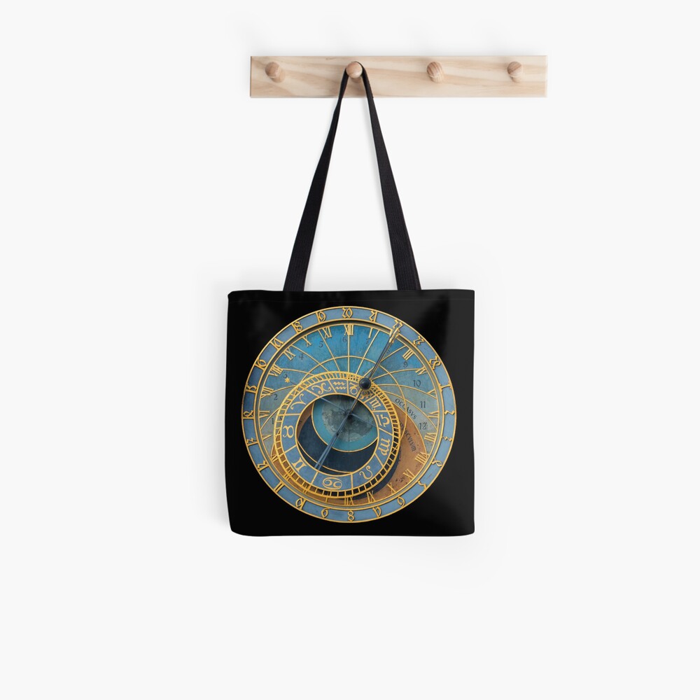 Stunning! Medievil Astronomical Clock or Prague Orloj in Prague / Praha Czech Republic - Professional Photo Tote Bag