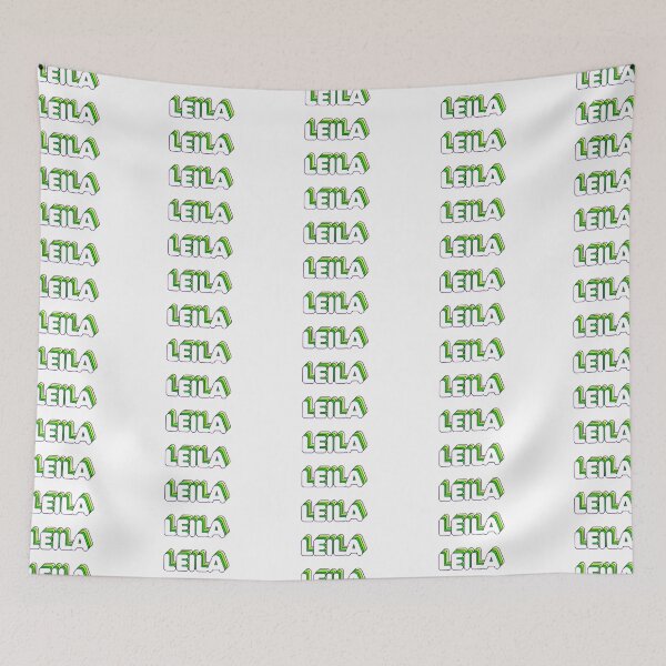 Item preview, Green Layers Leila Name Label designed and sold by NormadWorld.