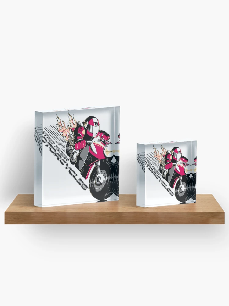 Thumbnail 3 of 5, Acrylic Block, Nitro Rider Motorcycles designed and sold by JavaWolfDesign.