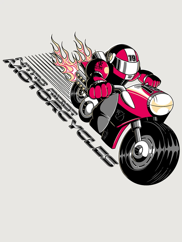 Thumbnail 6 of 6, Premium Oversized Hoodie, Nitro Rider Motorcycles designed and sold by JavaWolfDesign.