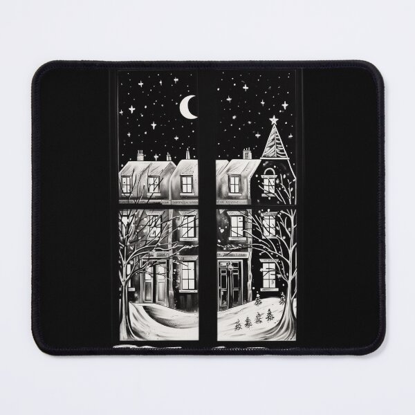 Item preview, Winter Night Scene Window Pictures for Chalk Marker designed and sold by AnnaMDesign.