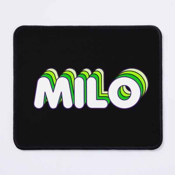 Item preview, Green Layers Milo Name Label (Black) designed and sold by NormadWorld.
