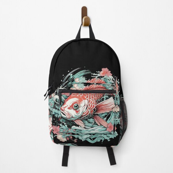 Item preview, Red koi carp fish  designed and sold by Hisirdoux.