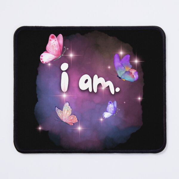 Item preview, I AM. watercolour with butterflies designed and sold by DeeMiloCreative.