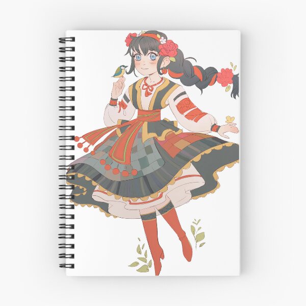 Item preview, Folk girl designed and sold by eili-enie.