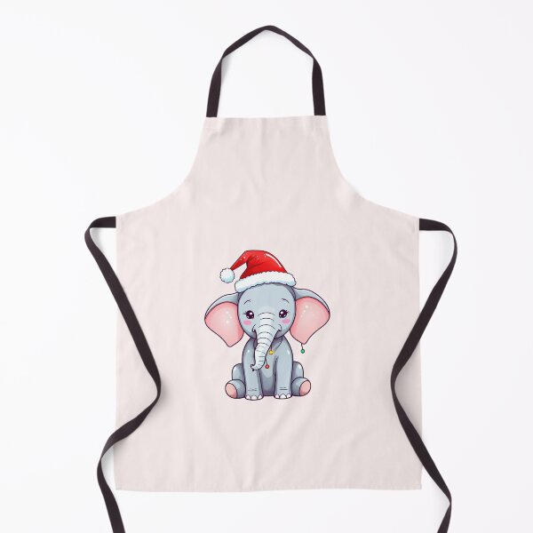 Artikelvorschau, Niedlicher Elefanten-Weihnachtsmann mit Weihnachtsbeleuchtung entworfen und verkauft von Itsheartshop.