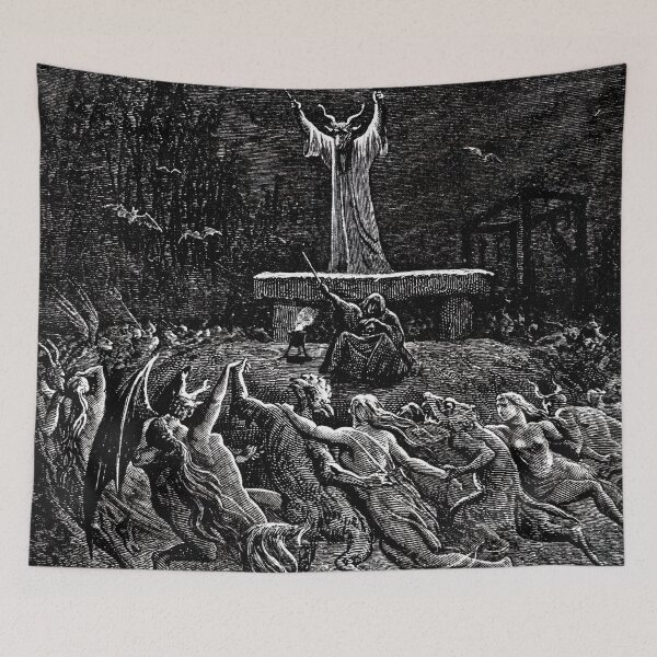 Item preview, Sabbath by Gustave Dore. Gustave Dore Print. Macabre Art Print. designed and sold by el-padre.
