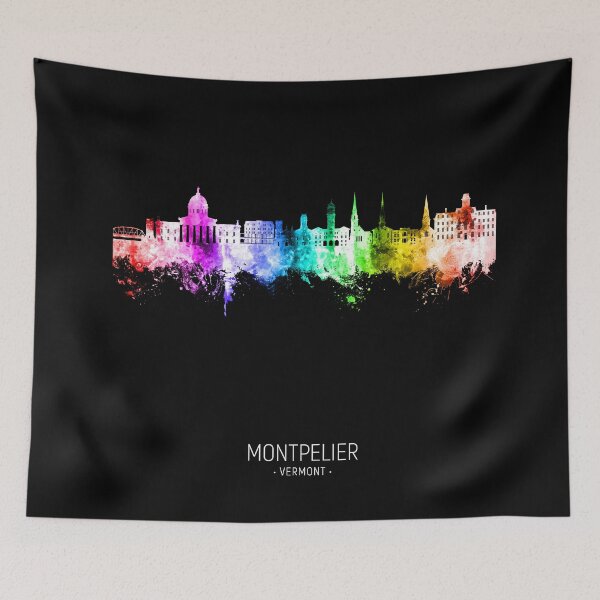 Item preview, Montpelier Vermont Skyline designed and sold by ArtPrints.