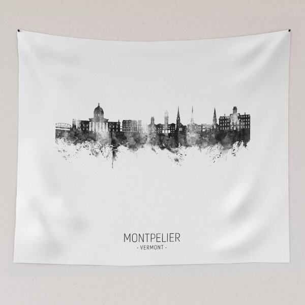 Item preview, Montpelier Vermont Skyline designed and sold by ArtPrints.