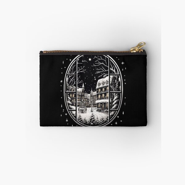 Item preview, Winter Night Scene Window Pictures for Chalk Marker designed and sold by AnnaMDesign.