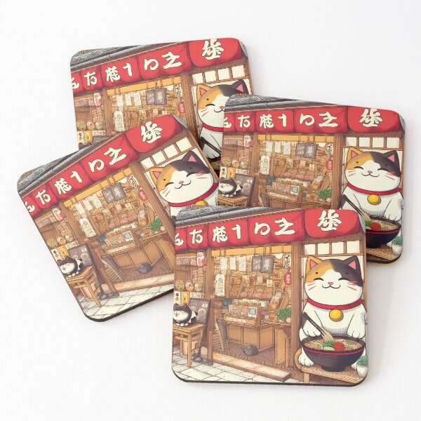 Item preview, Manekineko at Ramen Shop designed and sold by ofanaim.