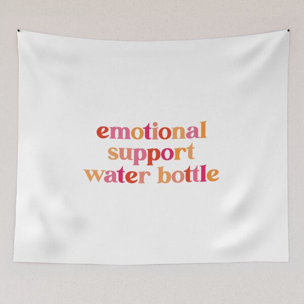 Item preview, Emotional Support Waterbottle Laptop Sticker Water Bottle Vinyl Waterproof Hydroflask Decal This Is  My Emotional Support Funny Water Bottle Sticker designed and sold by SouQ-Art.