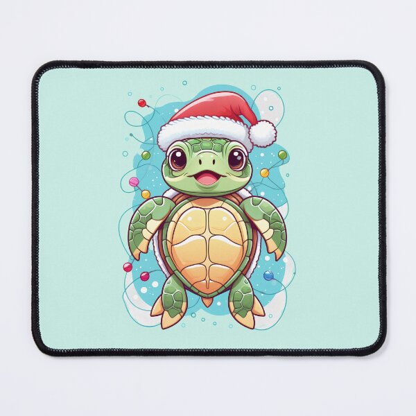 Item preview, Cute Turtle Santa With Christmas Lights designed and sold by Itsheartshop.