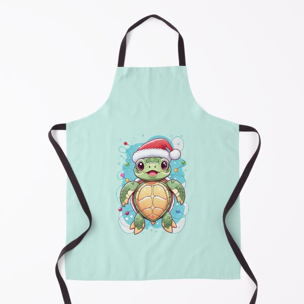 Item preview, Cute Turtle Santa With Christmas Lights designed and sold by Itsheartshop.