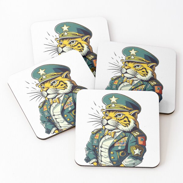 Item preview, army of occupation - cat army officer  designed and sold by syedmaaz.