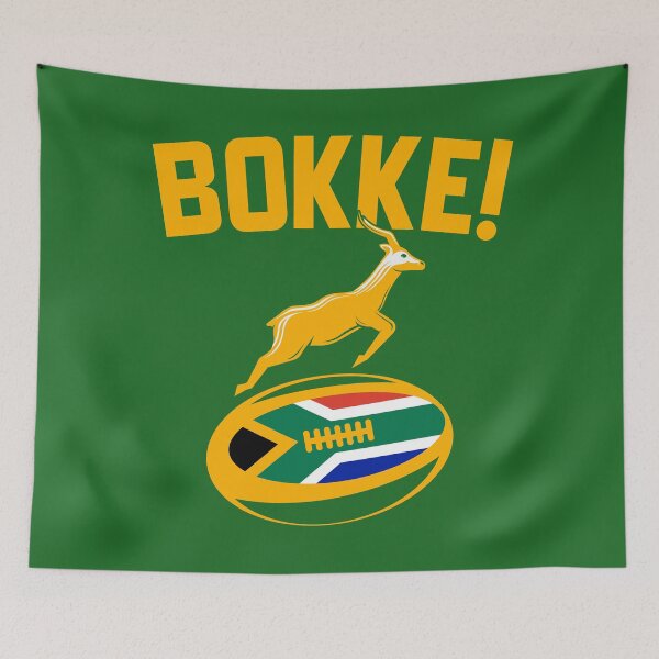 Item preview, Bokke! South Africa Flag Springbok Rugby Ball designed and sold by HalfCat.