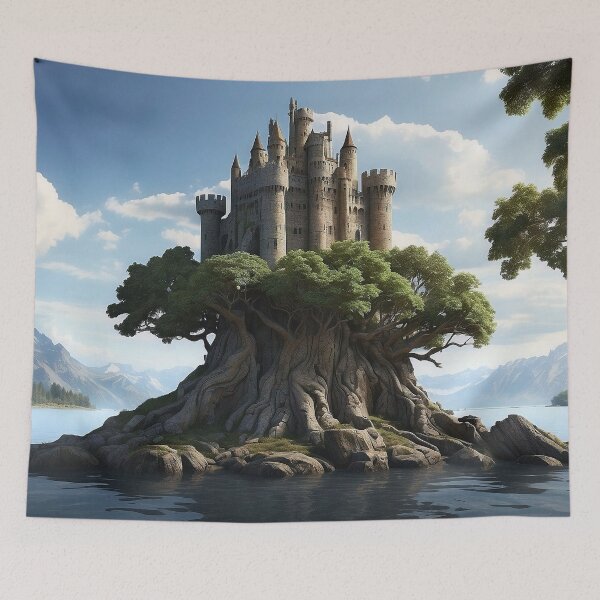 Item preview, Fantasy Tree Castle of the Magical Seed - 1 designed and sold by nyathiwa.