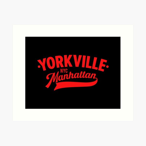 Artikel-Vorschau von Yorkville Minimalist Logo - Manhattan Chic Apparel - New York City, designt und verkauft von Boogosh.