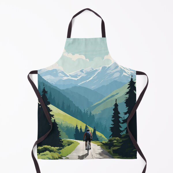 Item preview, Road Cyclist Mountain Peak Landscape designed and sold by Juliascutecornr.