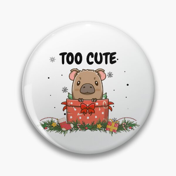 Artikelvorschau, Ein süßer kawaii Weihnachts-Capybara entworfen und verkauft von aimene dahache.