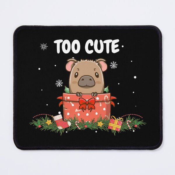 Item preview, A cute kawaii Christmas Capybara designed and sold by aimene dahache.
