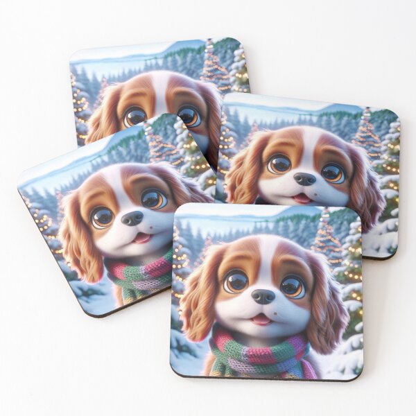 Item preview, A Christmas scene of Kupo the Puppy designed and sold by KupoXV.