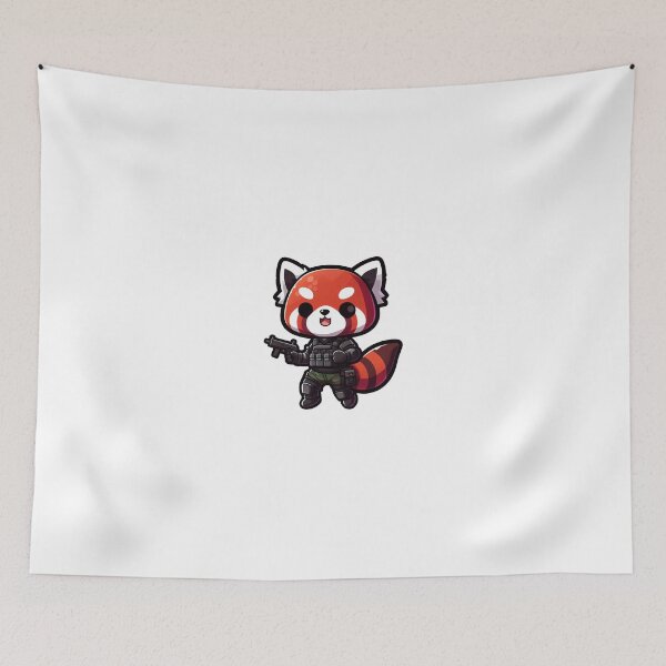 Item preview, Cute Tactical red panda designed and sold by Wxjtecki.