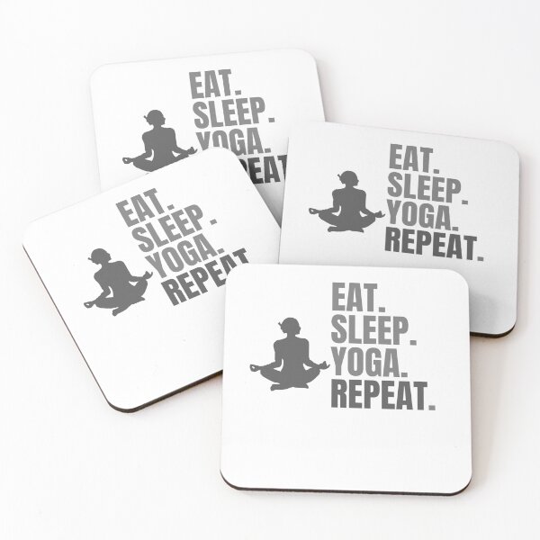 Item preview, Eat sleep yoga repeat designed and sold by Creativedsigna.