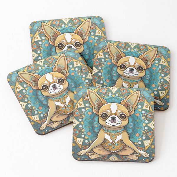 Item preview, Chihuahua mandala 2 designed and sold by Mandalahijo.