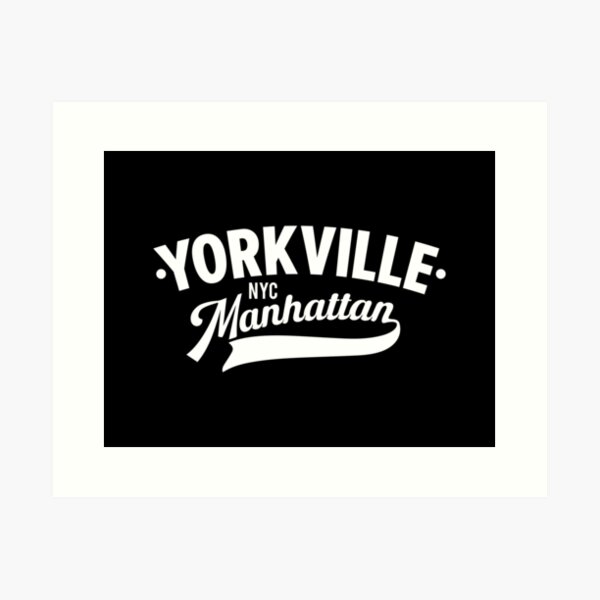 Artikel-Vorschau von Yorkville Minimalist Logo - Manhattan Chic Apparel - New York City, designt und verkauft von Boogosh.