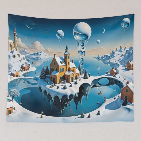 Item preview, Christmas & Winter: Ethereal Frosty Fantasia designed and sold by ArtsyInventor.