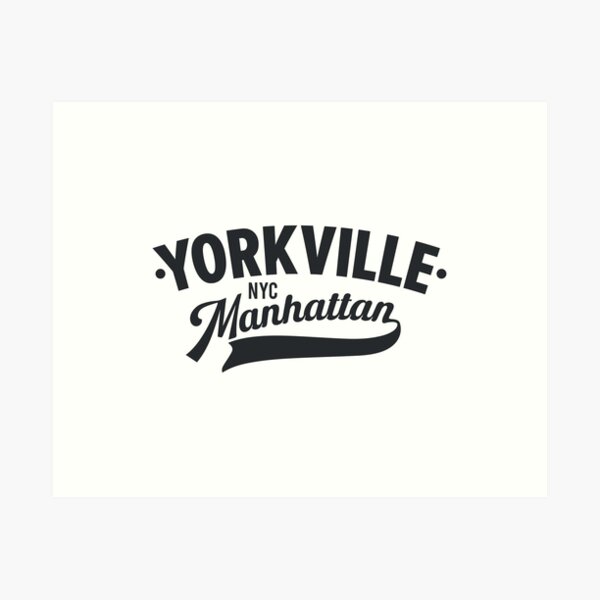 Artikel-Vorschau von Yorkville Minimalist Logo - Manhattan Chic Apparel - New York City, designt und verkauft von Boogosh.