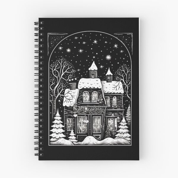 Item preview, Winter Night Scene Window Pictures for Chalk Marker designed and sold by AnnaMDesign.