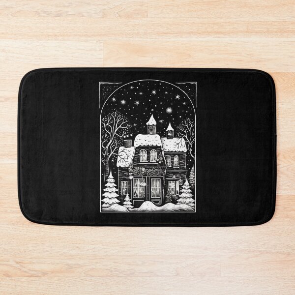 Item preview, Winter Night Scene Window Pictures for Chalk Marker designed and sold by AnnaMDesign.