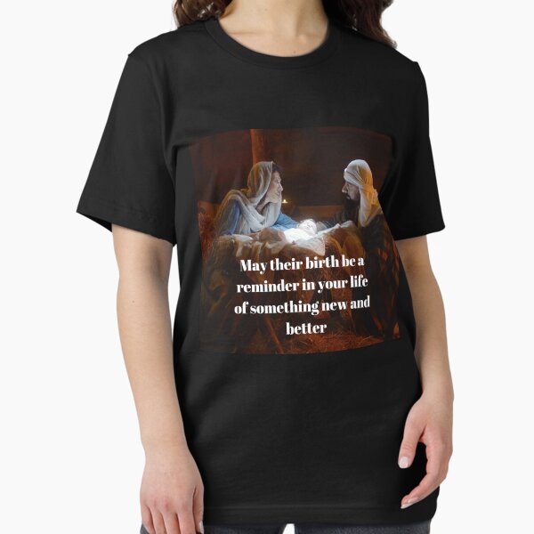 Item preview, Holy Family Tee: Birth Reminder for a New Beginning designed and sold by TeeAauthenticF.