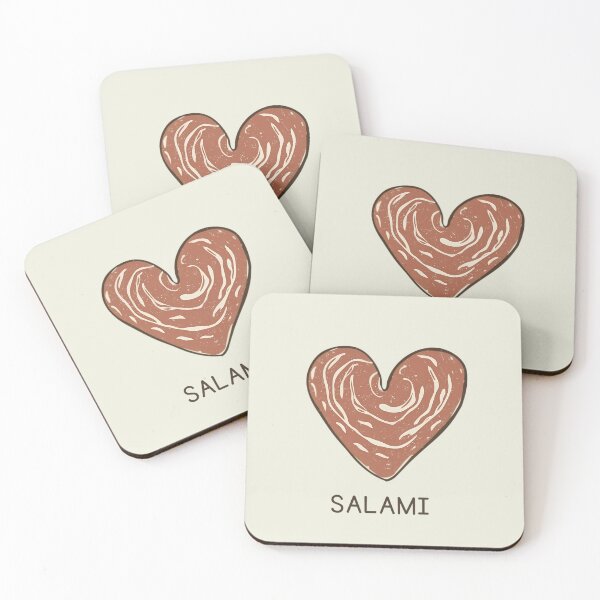 Item preview, Salami Heart Slice designed and sold by FlexYourMind.