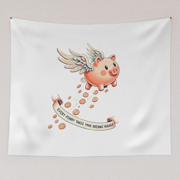 Item preview, Soaring Savings: Dream Higher Piggy Bank designed and sold by JonathanP514.