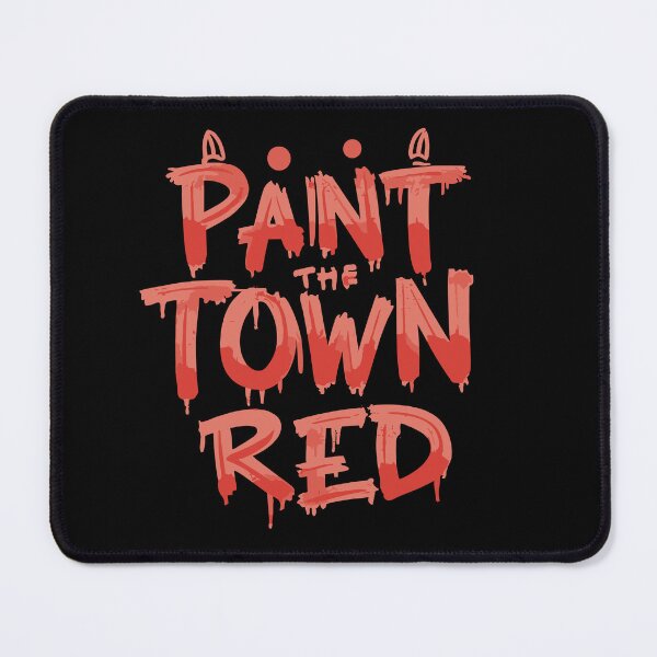 Item preview, Paint the Town Red Cat designed and sold by UrbanChillz.